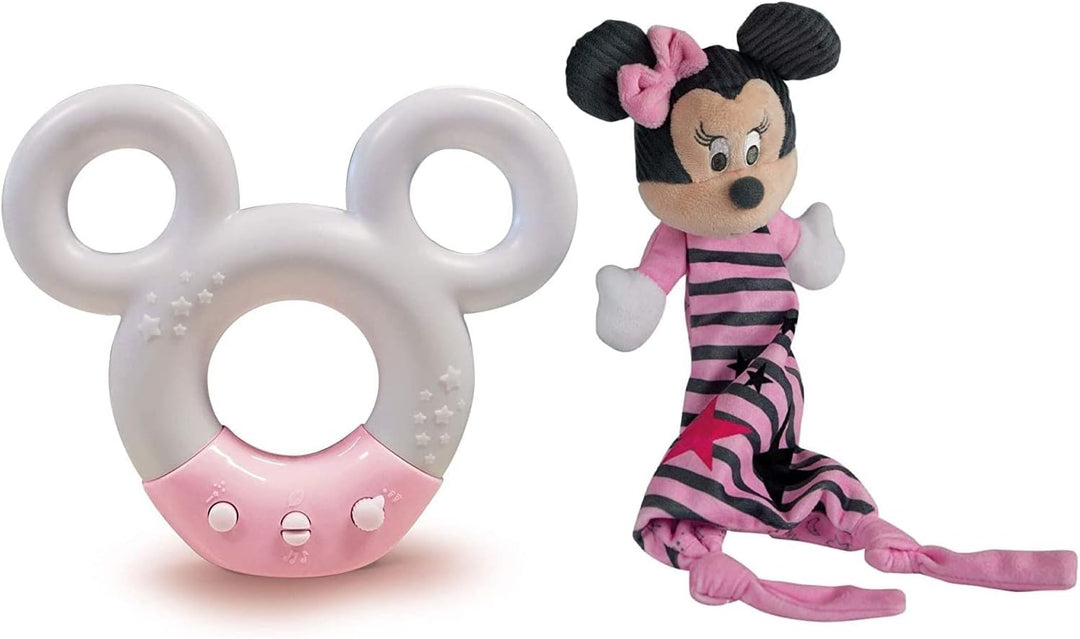 Clementoni 17396 Disney Baby Minnie Sound & Color Lamp Nachtlicht Weiss Musik 0 Monate + Lampe Baby