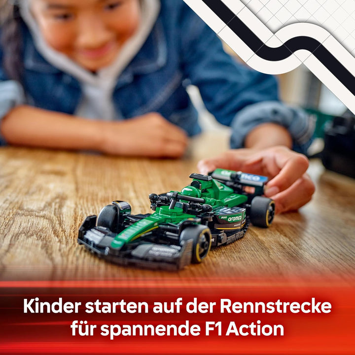LEGO Speed Champions Aston Martin Aramco F1 AMR24 Rennauto - Spielzeug mit Formel 1 Minifigur zum Sa
