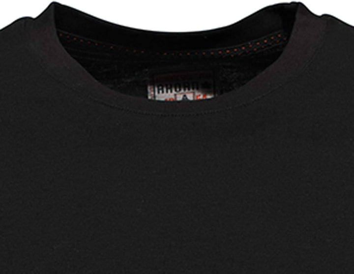 Schwarzes Longsleeve von Ahorn in den Übergrössen bis 10XL, Grösse:7XL