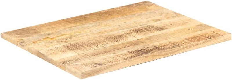 vidaXL Mangoholz Massiv Tischplatte Massivholzplatte Holzplatte Ersatztischplatte Holz Platte für Es