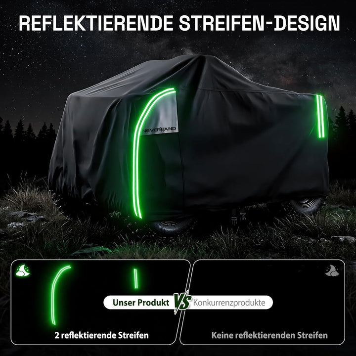 NEVERLAND Quad ATV Abdeckplane Abdeckung - Quad Wasserdicht Abdeckung Quad Cover Phosphoreszierend W