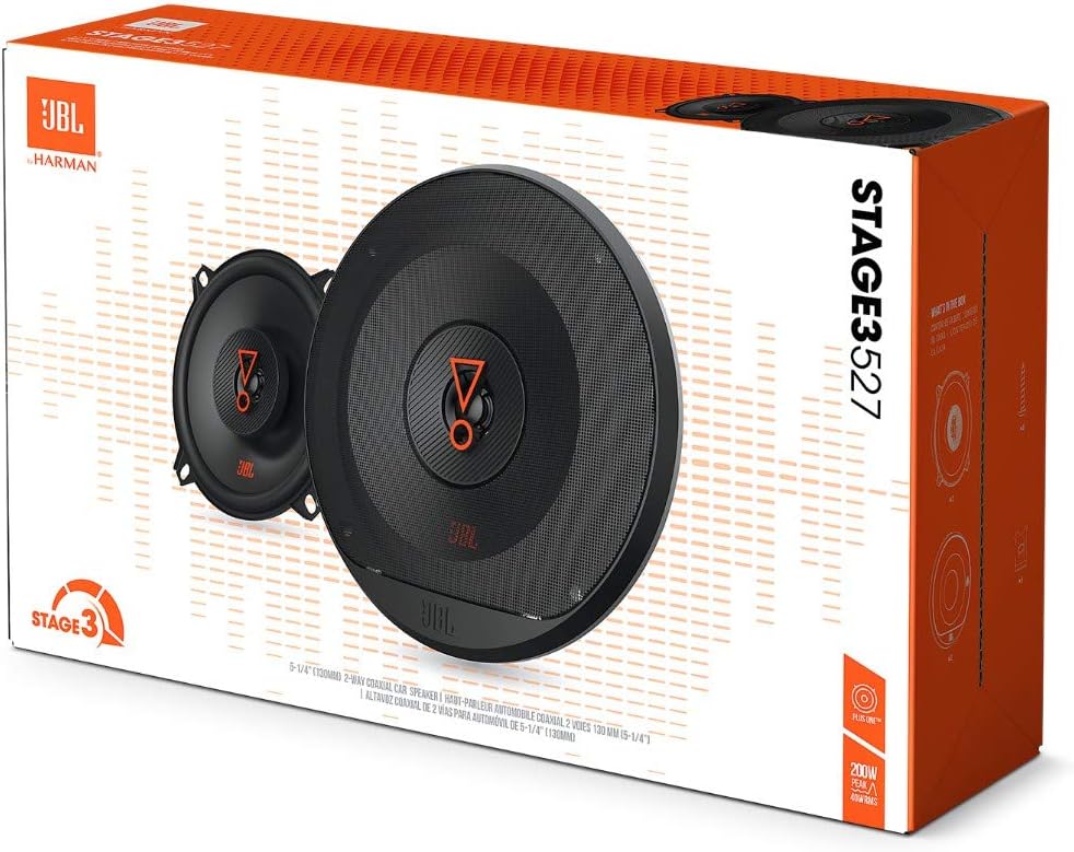 2 Lautsprecher kompatibel mit JBL STAGE3 527 2-Wege koaxial 5,25" 13,00 cm 130 mm 40 watt rms und 20