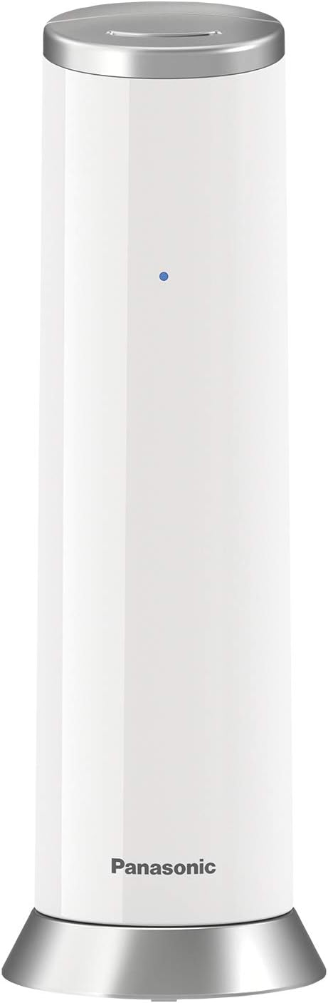 Panasonic KX-TGK220GW Design-Telefon mit Anrufbeantworter (Wecker, Haustelefon (schnurlos)) weiss &amp;