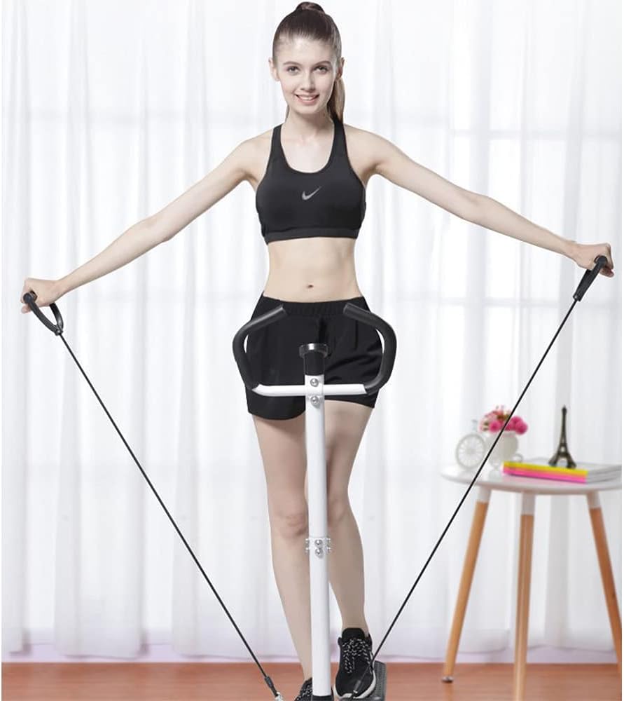 Stepper für Zuhause, Up-Down Swing Stepper mit Power Ropes, Stepper Hometrainer mit LCD Display, Tra