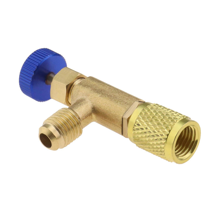Kältemittel-Ladeventil R22 1/4 Zoll männlich auf 1/4 Zoll weiblich Klimaanlage Sicherheitsventil Dur