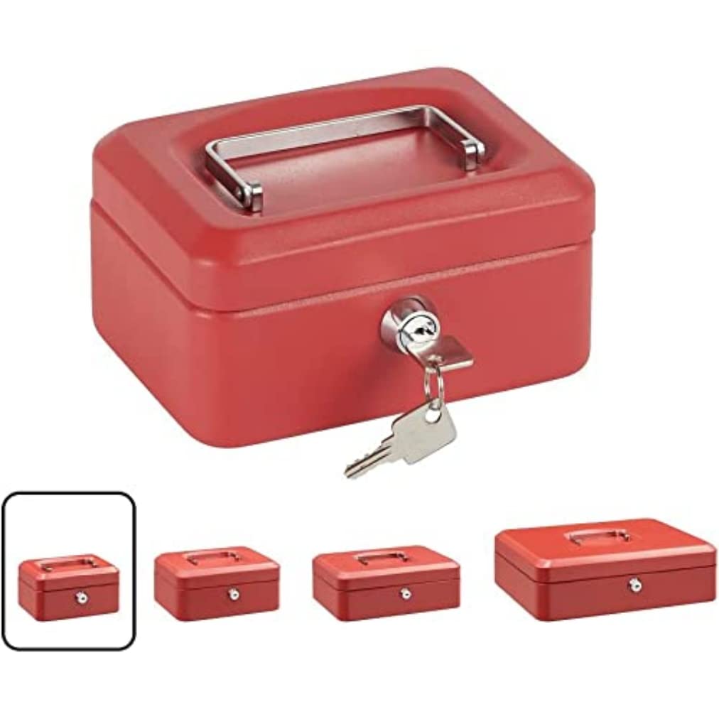 ARREGUI Elegant C9214 Geldkassette aus Stahl | Geldbox | 15 cm breit | Abschliessbare Kasse mit Geld