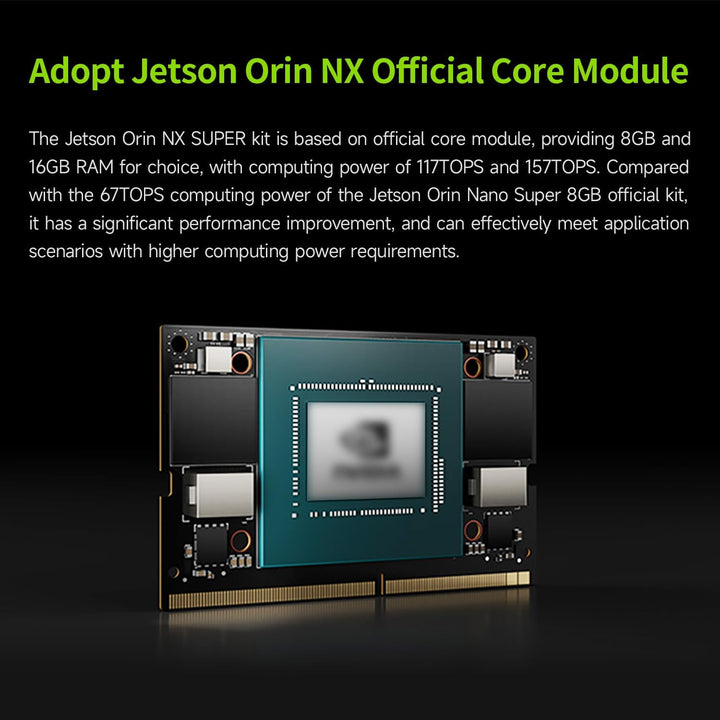 Yahboom Jetson Orin NX Development Kit 157 Tops WiFi 256GB SSD Ubuntu 22.04 System AI Smart Robot K-