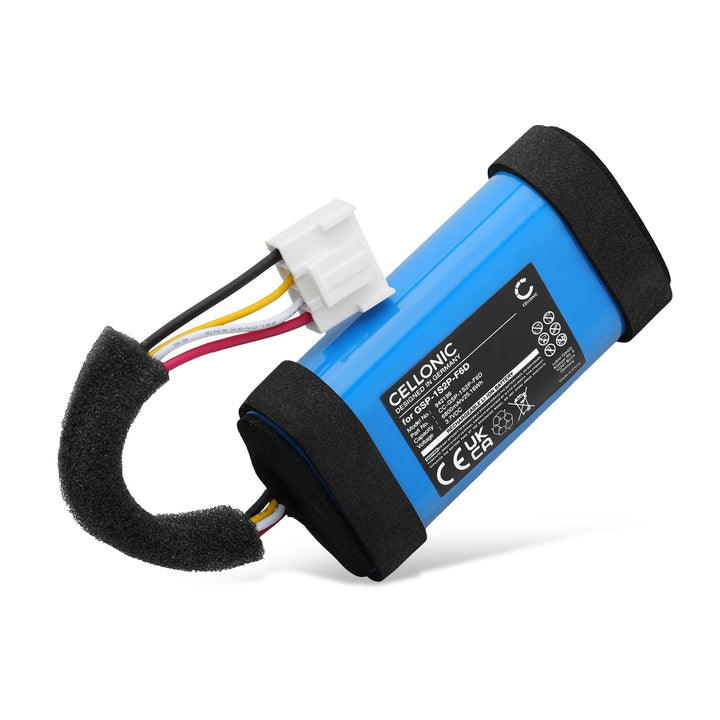CELLONIC, Lautsprecherakku kompatibel mit JBL Flip 6 (6800mAh, 3.7V) Ersatzakku GSP-1S2P-F6D