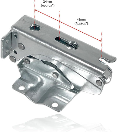 Tür-Scharnier-Set von SPARES2GO für Einbau-Kühlschrank/-Gefrierschrank von Hettich (linke und rechte