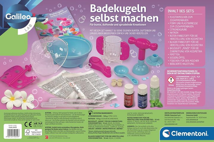 Galileo Lab Badekugeln selbst machen - DIY Experimentierset zur Herstellung bunter, duftender Badebo