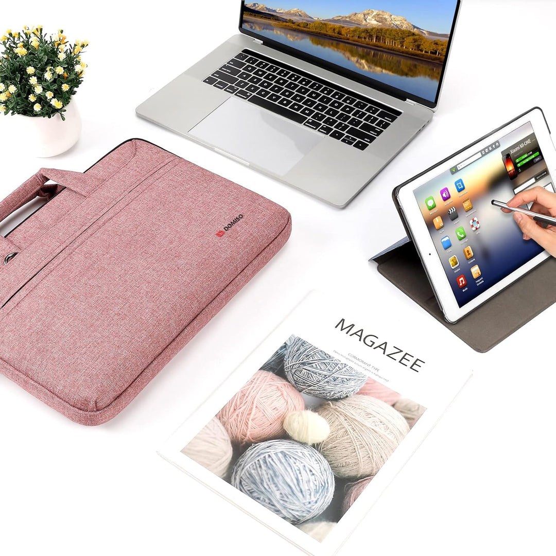 DOMISO 17 Zoll Laptop Tasche Hülle Notebooktasche Wasserdicht Aktentasche Tragetasche Schultertasche