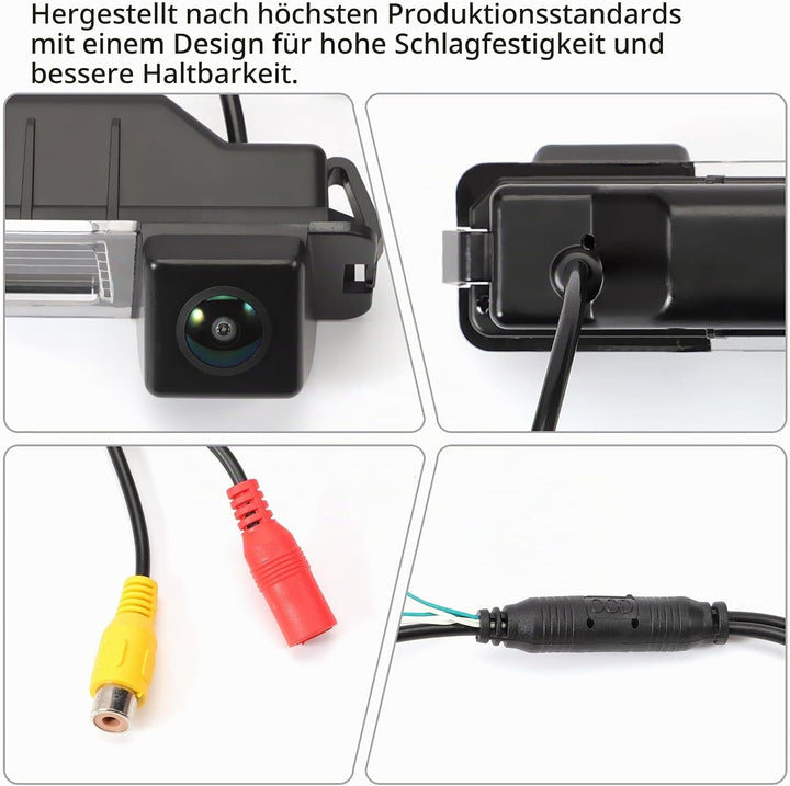 1080P Rückfahrkamera 170 Grad Weitwinkel Einparkhilfe für Polo V 6R Golf 6 VI MK4 MK5 MK6 EOS Wasser