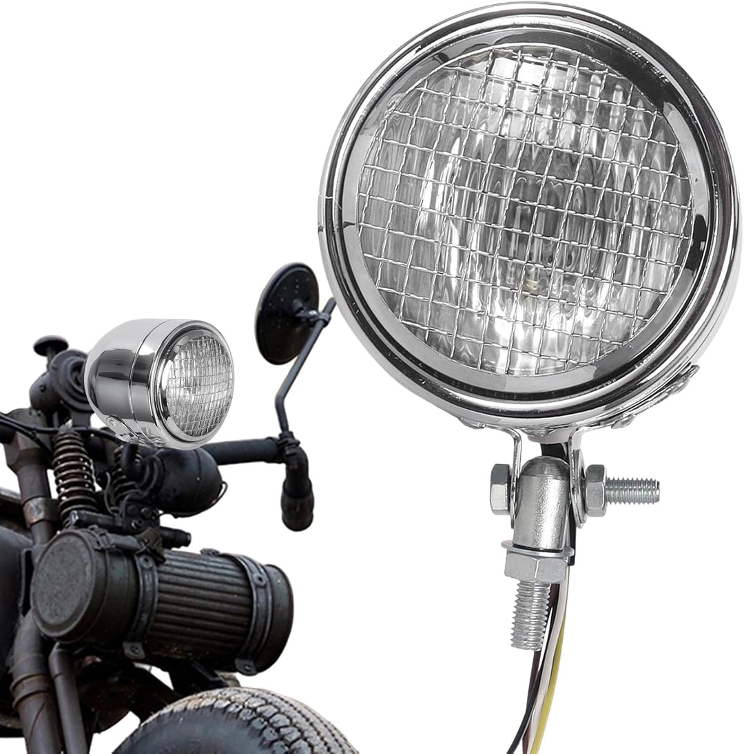 Motorradscheinwerfer – Lampe mit hoher Sichtbarkeit mit Gehäuse | Leuchtmittel für Motorradscheinwer