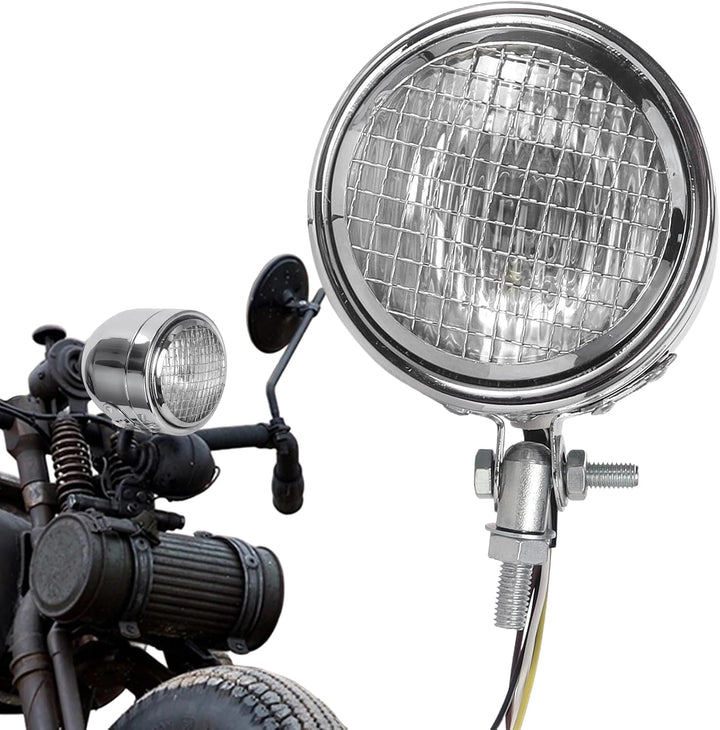 Motorradscheinwerfer – Lampe mit hoher Sichtbarkeit mit Gehäuse | Leuchtmittel für Motorradscheinwer