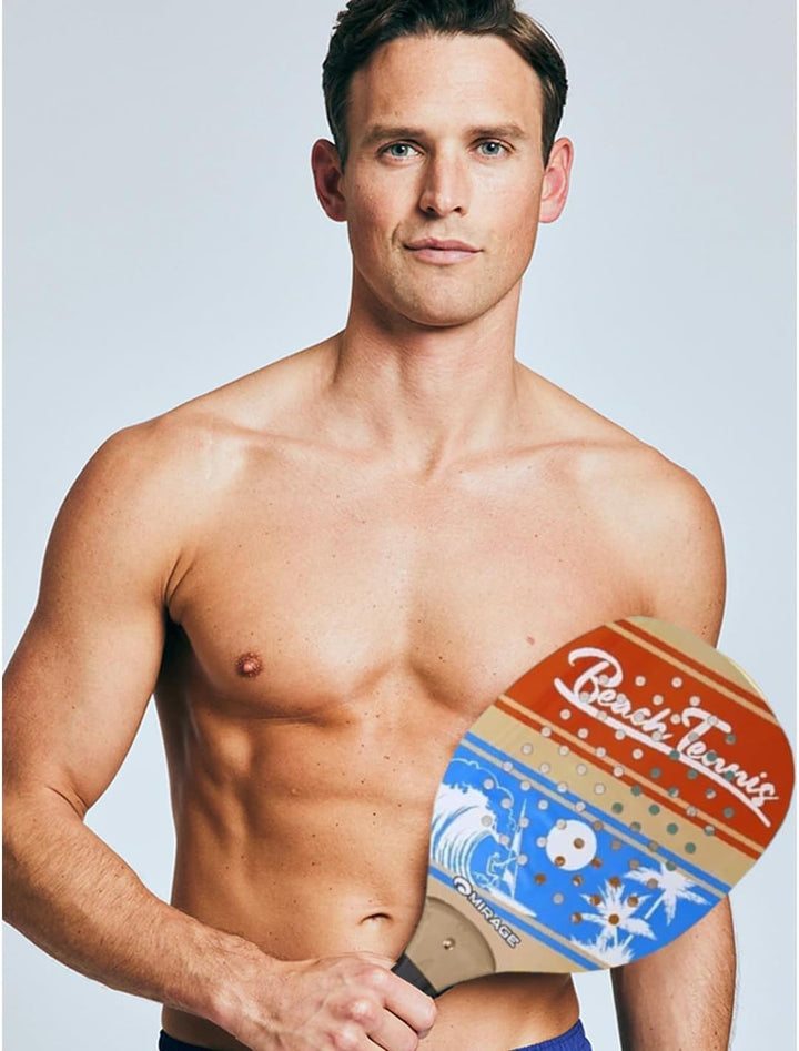 oppia Strandschläger Beach Tennis mit weichem Ball Set Leichte und strapazierfähige Schläger für Out