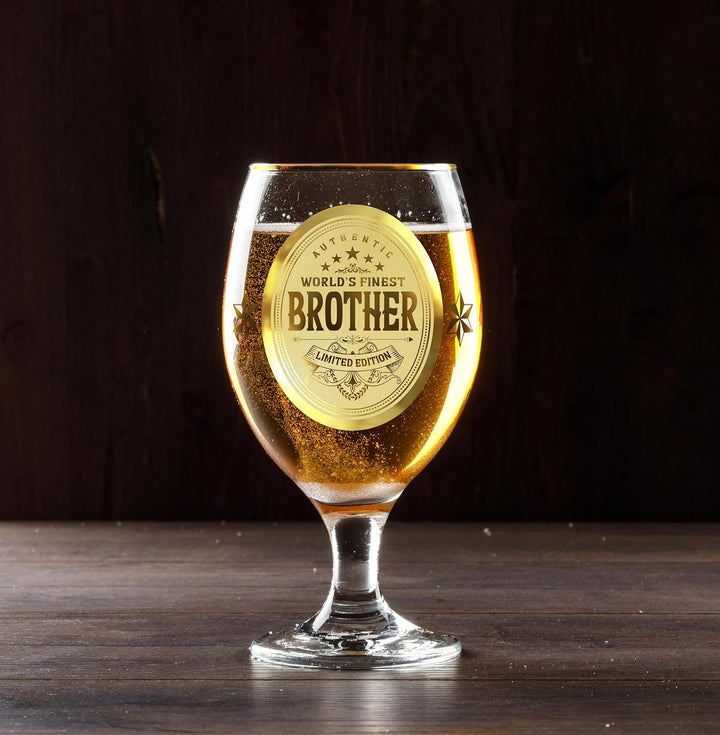 CROWNLY CRYSTAL® Personalisierte Geschenke Biergläser Weihnachtsgeschenke für Männer Bruder Geschenk