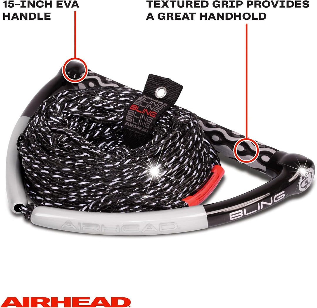 AIRHEAD Wakeboard Rope schwarz / grau 900 inches, schwarz / grau 900 inches