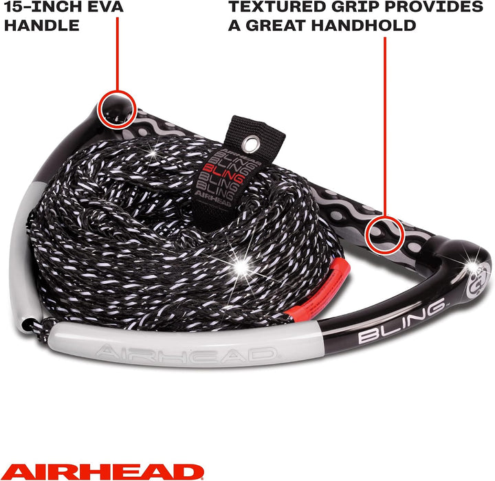 AIRHEAD Wakeboard Rope schwarz / grau 900 inches, schwarz / grau 900 inches
