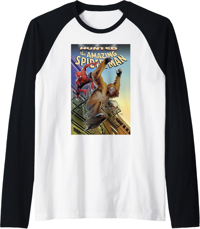 Marvel The Amazing Spider-Man Hunted Comic Cover Raglan