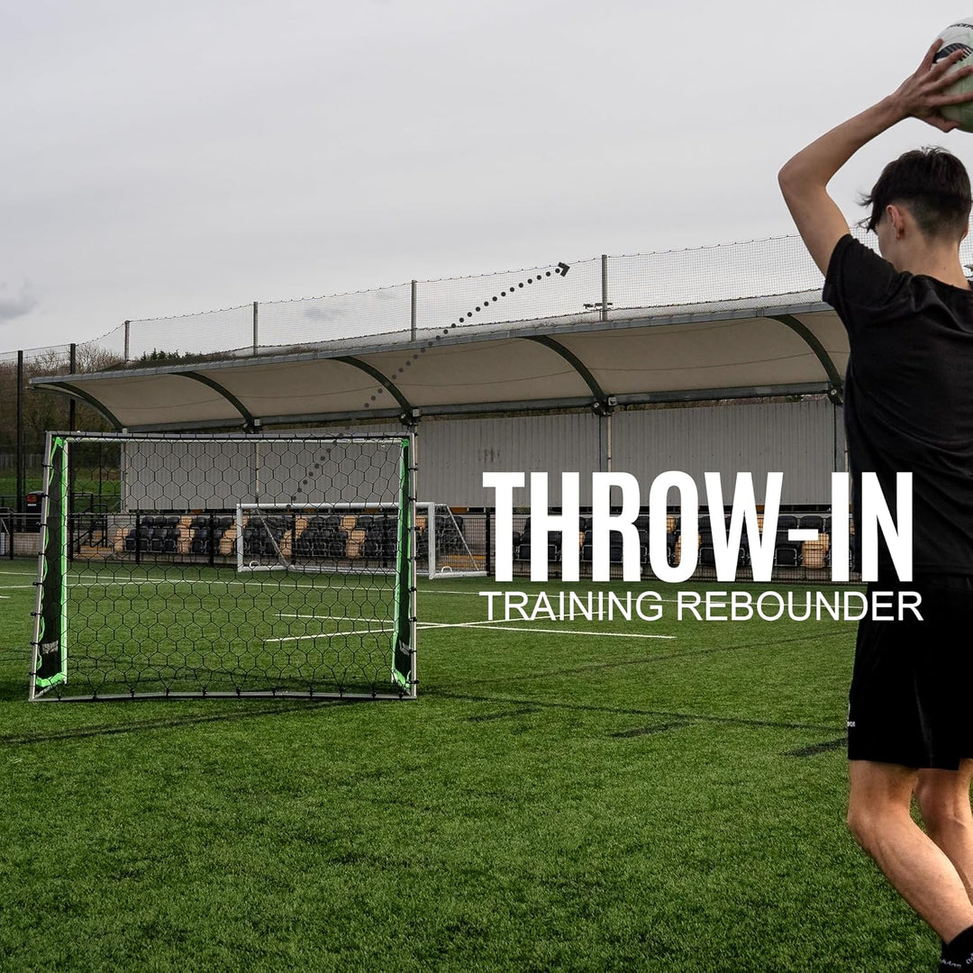 QUICKPLAY Tekkers GS Trainer 3-in-1: Rebounder und 7x5' Tor für kraftvolles Üben Grosses, ultrarespo