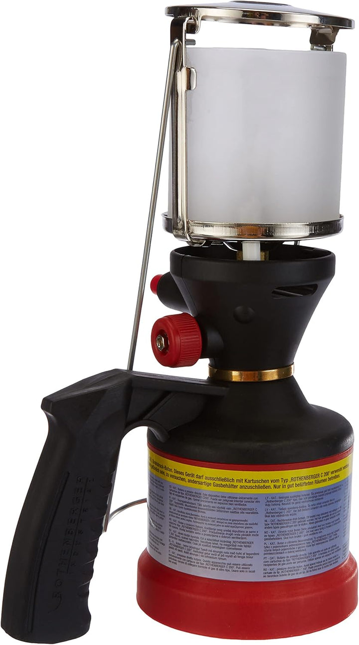 Rothenberger Industrial Erwachsene Scout Campinglampe, schwarz, Einheitsgrösse, 35902 Single, Single