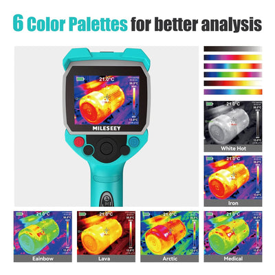 Infrarot Wärmebildkamera TR256A,MiLESEEY Handheld Thermokamera mit 256 * 192 Pixel IR-Auflösung 3,5