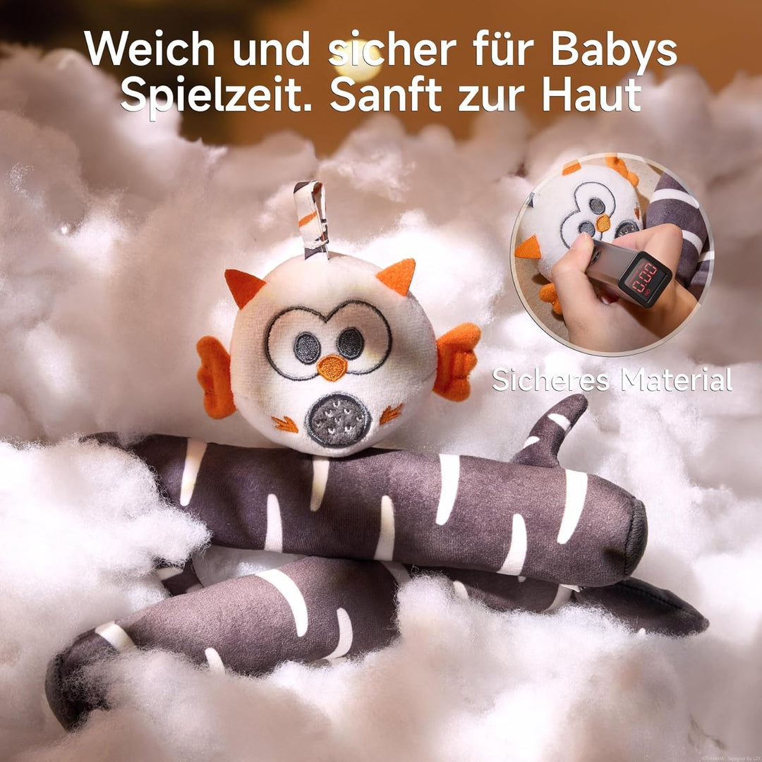 TUMAMA Baby Kinderwagen Spielzeug ab 0 2 3 4 6 8 9 12 Monate, Kontrast Schwarz Weiss Spielbogen Anhä
