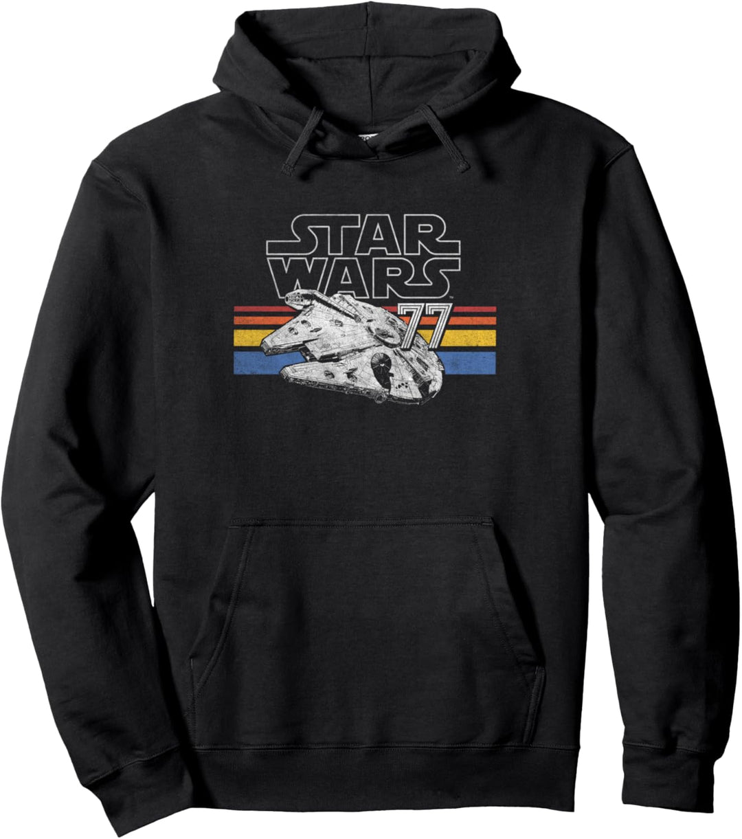 Star Wars Retro Falcon Stripes Pullover Hoodie