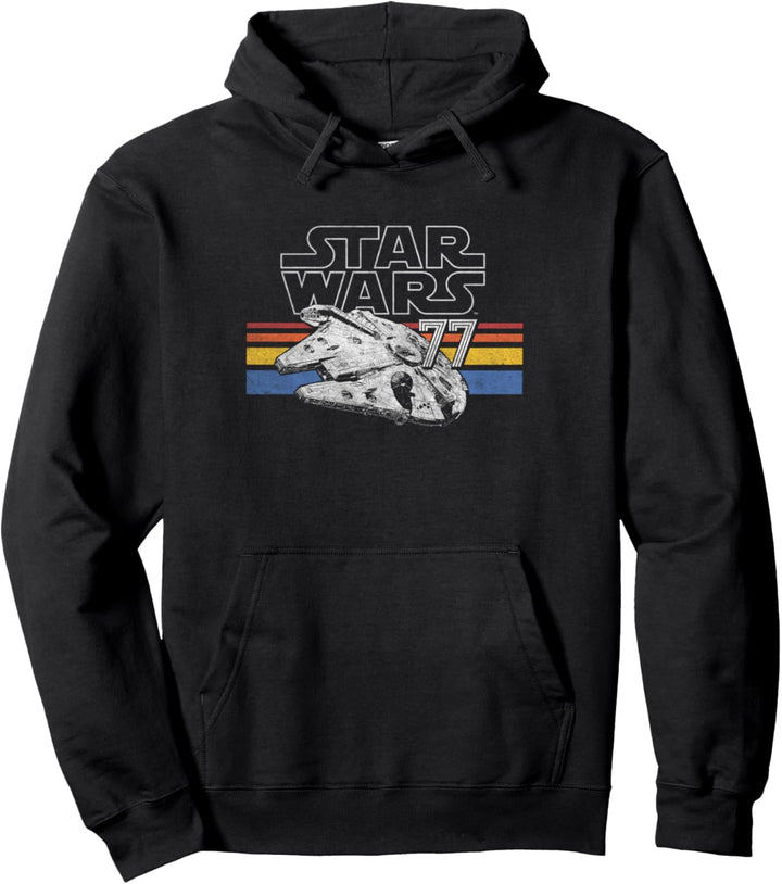 Star Wars Retro Falcon Stripes Pullover Hoodie