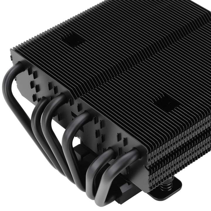 Thermalright SI-100 Black CPU Air Cooler, 6×6mm Heat Pipes, TL-E12B PWM Quiet Fan CPU Cooler With S-