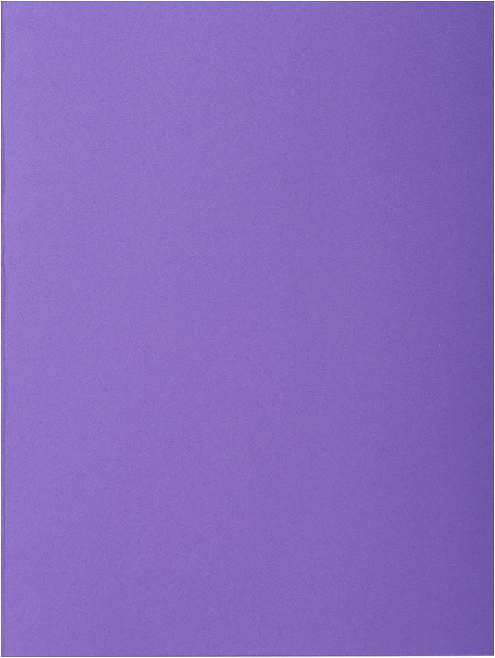 Exacompta Rocks "50 Stück Prospekthüllen A4 2 Klappen 24 x 32 cm 24 x 32 dunkelviolett, dunkelviolet