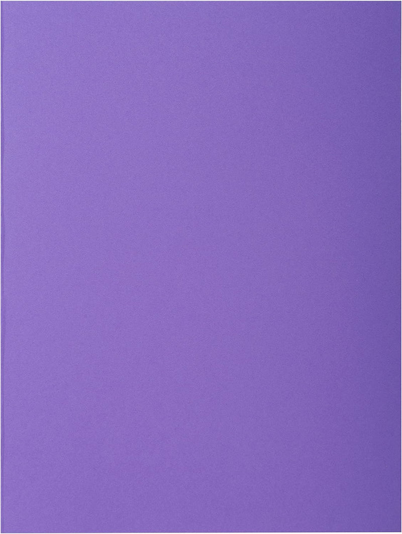 Exacompta Rocks "50 Stück Prospekthüllen A4 2 Klappen 24 x 32 cm 24 x 32 dunkelviolett, dunkelviolet