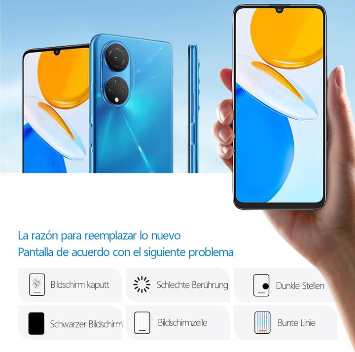 RongZy Display für Honor X7 CMA-LX1 LX2 LX3 LCD Bildschirmersatz Digitizer Touchscreen Montiert Ersa