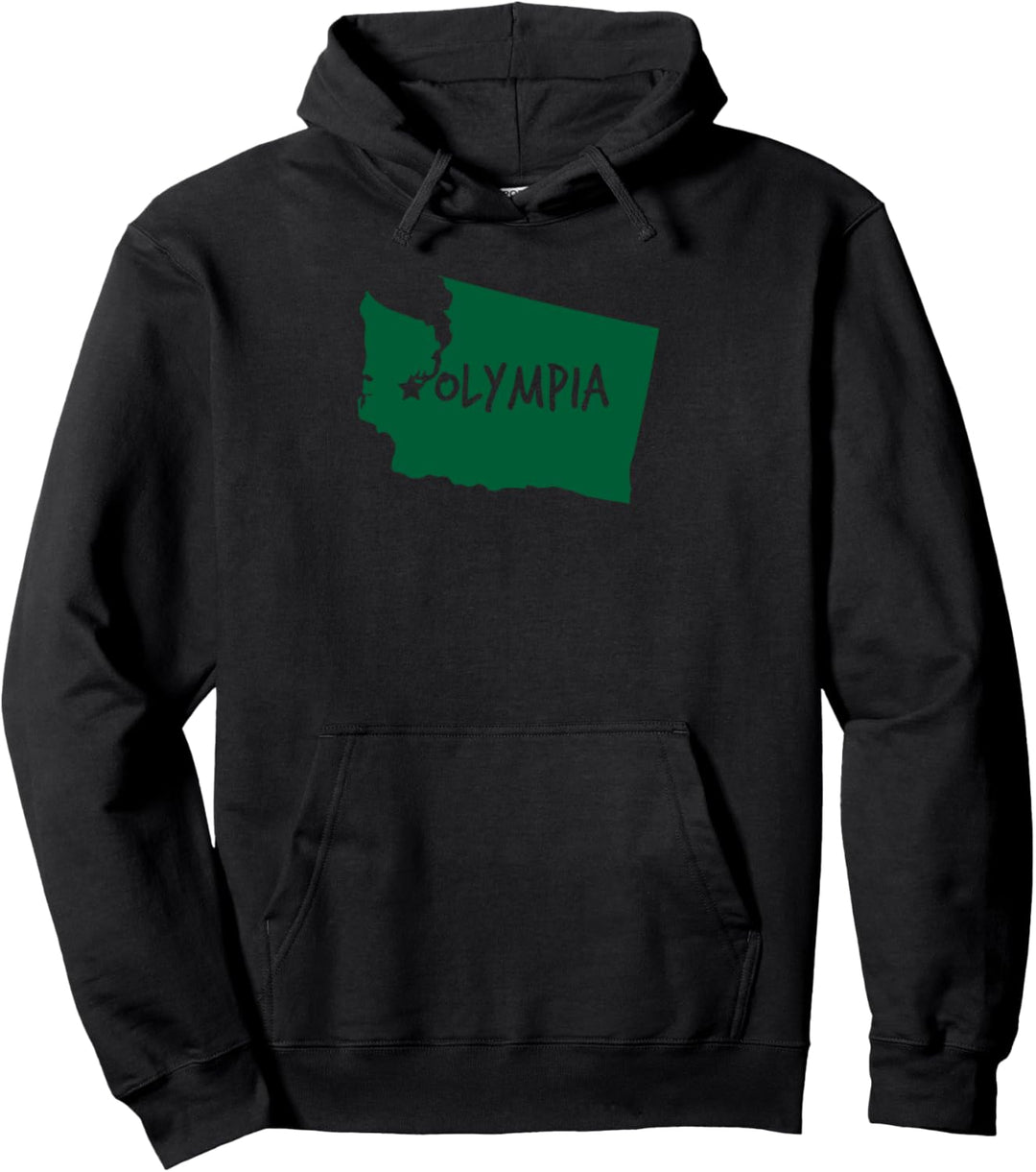 Bundesstaat Washington Hauptstadt Olympia Urlaub Souvenir Pullover Hoodie