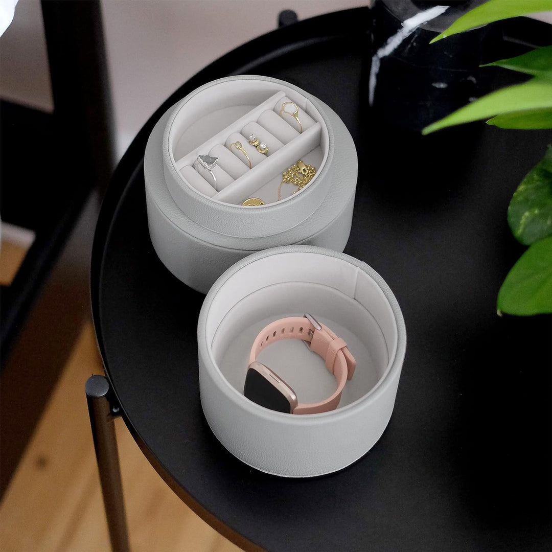 Stackers Pebble Grey Bedside Jewellery Box Pod Grau, Grau