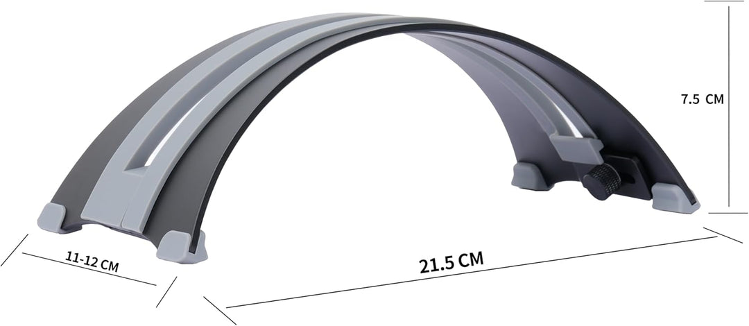 ARC Einstellbar Vertikal Laptop Ständer - 6061 Aluminium, CNC-Präzision, Eloxierte Oberfläche, Passe