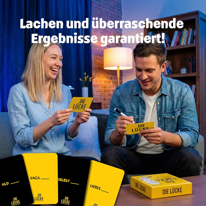 TIPSI Die Lücke – Wer Denkt wie du? | Das Lustige Spiel für Erwachsene mit schwarzem Humor | Gesells