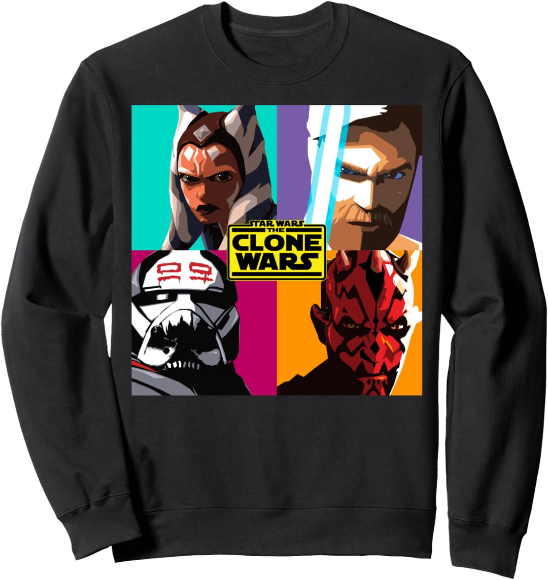 Star Wars: The Clone Wars Pop Art Box Up Sweatshirt