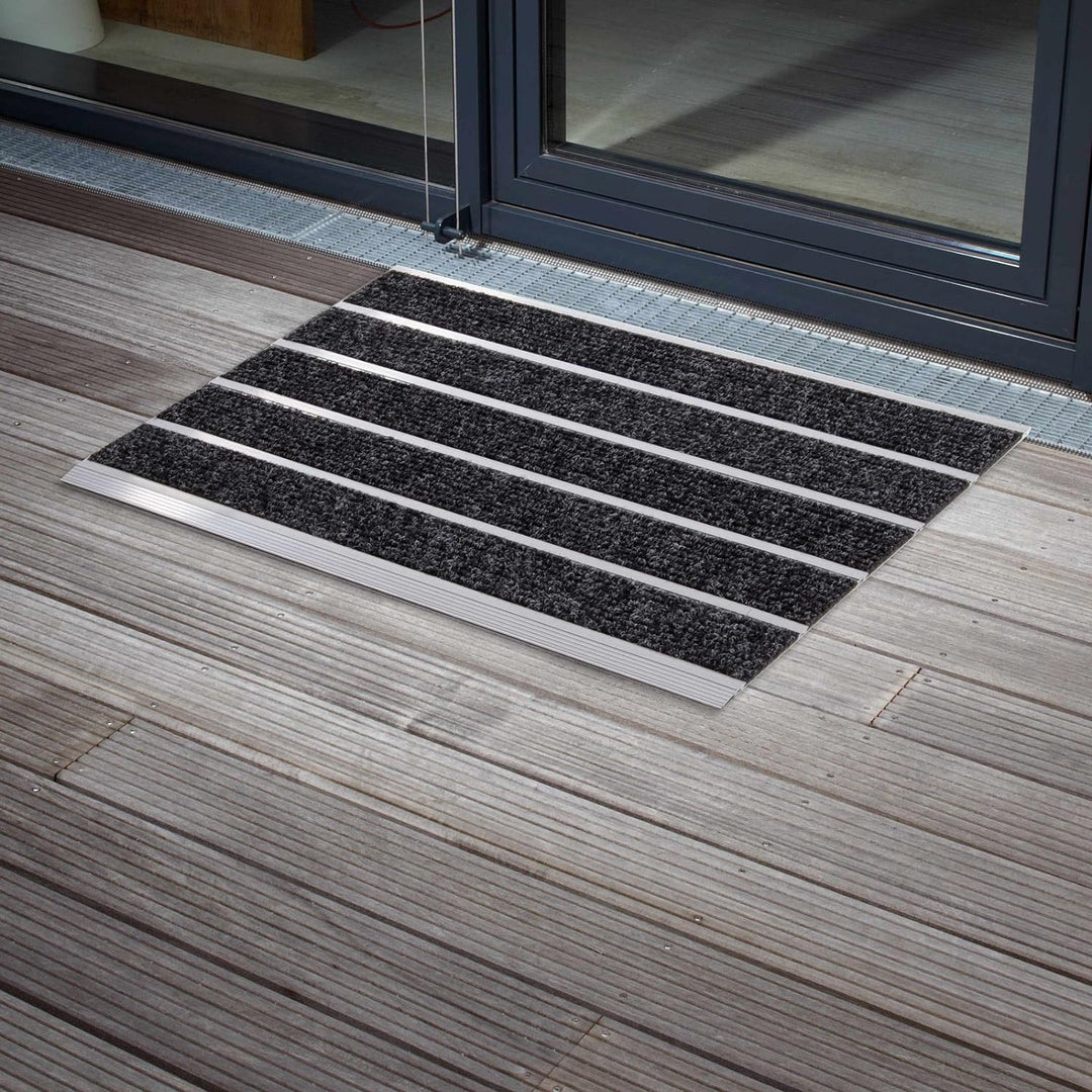Floordirekt PRO Alu Fussmatte Select Mat - 2 Grössen wählbar - 42x60cm 42 x 60 cm, 42 x 60 cm