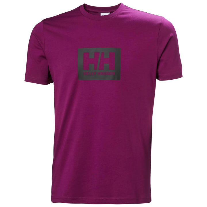 Helly Hansen Herren HH Box T-Shirt XS Dunkles Magenta, XS Dunkles Magenta