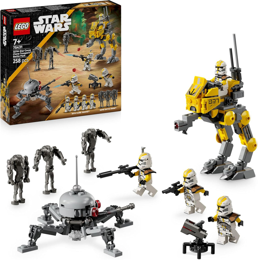 LEGO Star Wars Klonsoldaten des 327. Sternenkorps Battle Pack - Spielzeug für Kinder ab 7 Jahren - M