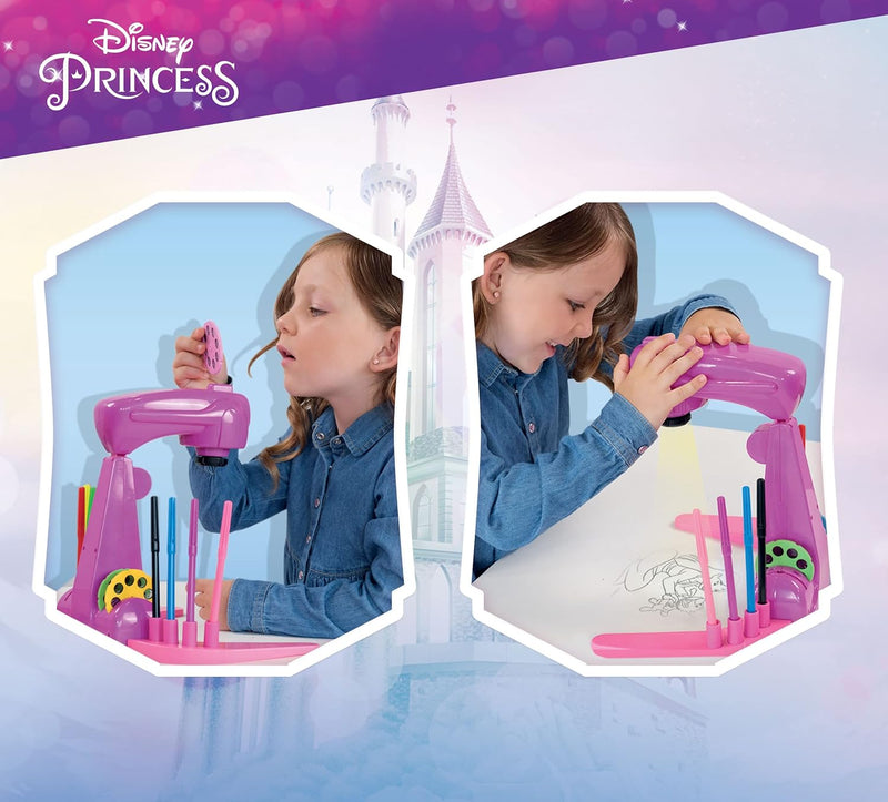 Lisciani Giochi - Princess Proiettore Drawing School - Projektions-Zeichenschule für Prinzessinnen -