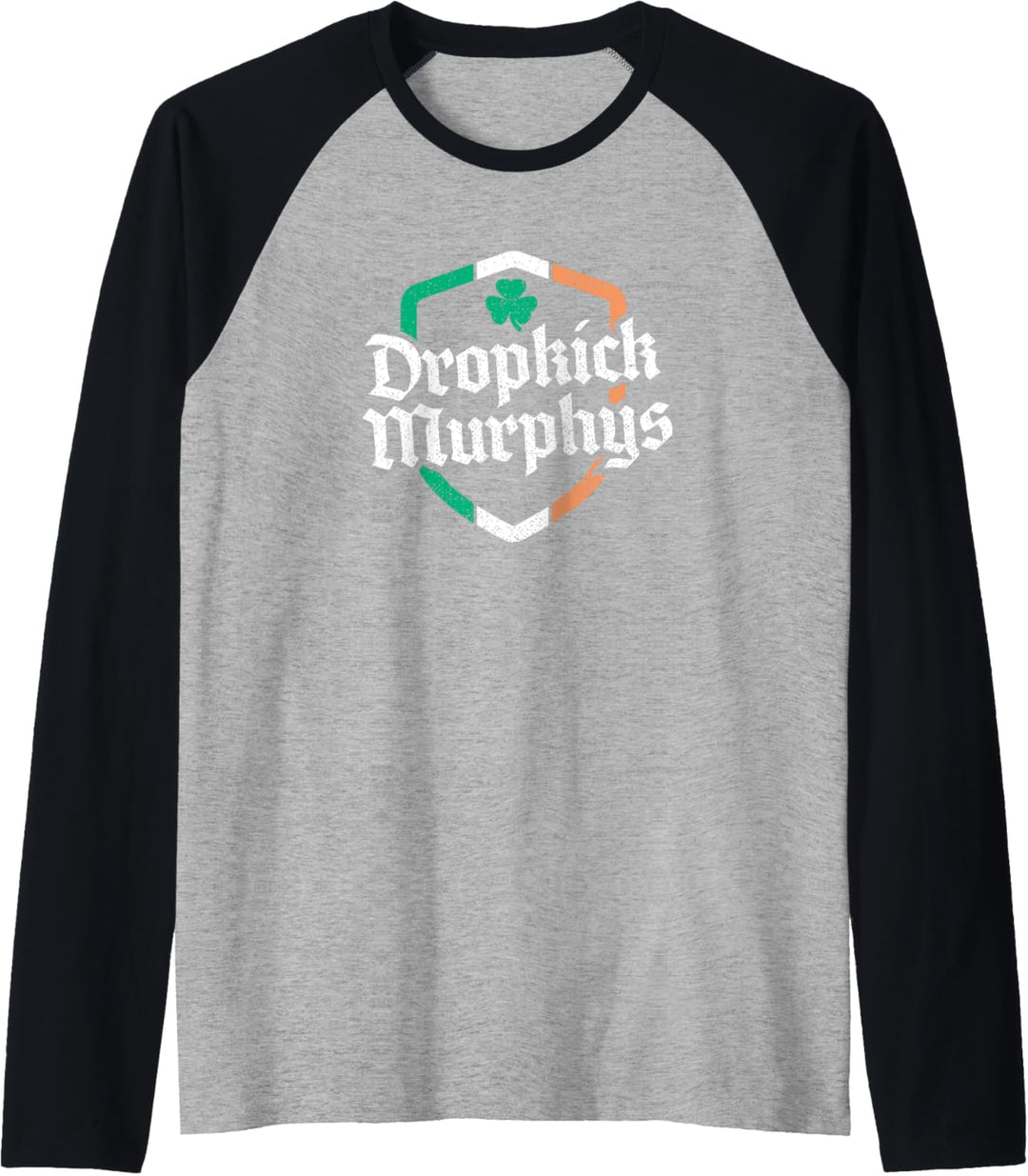 Dropkick Murphys – Offizieller Merchandise-Artikel – Irland Shield Raglan