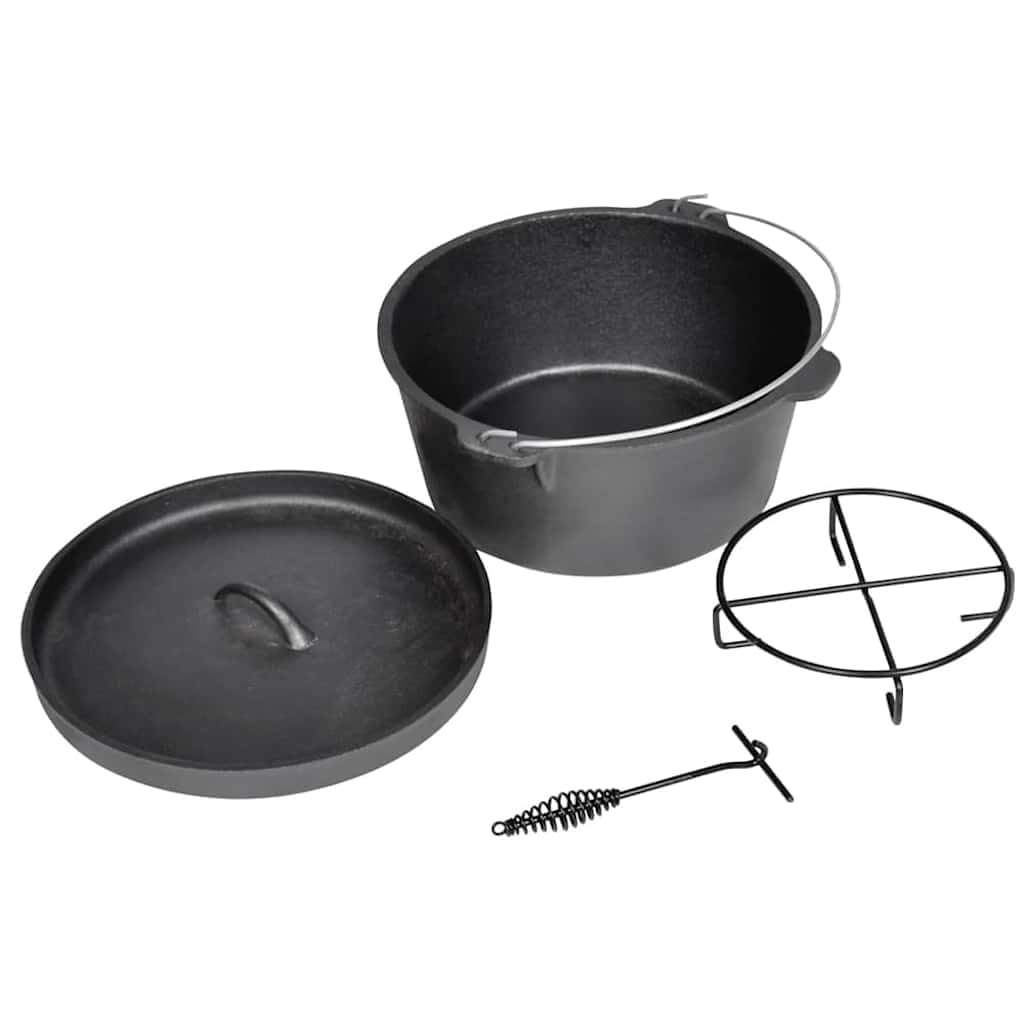 vidaXL Dutch Oven 9 QT, Topf, Kochtopf aus Gusseisen, Gusstopf, Bräter