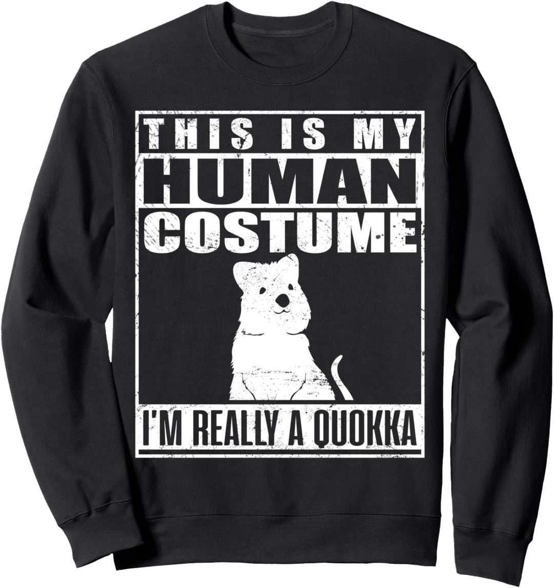 This Is My Human Costume I'm Really A Quokka Halloween Sweatshirt