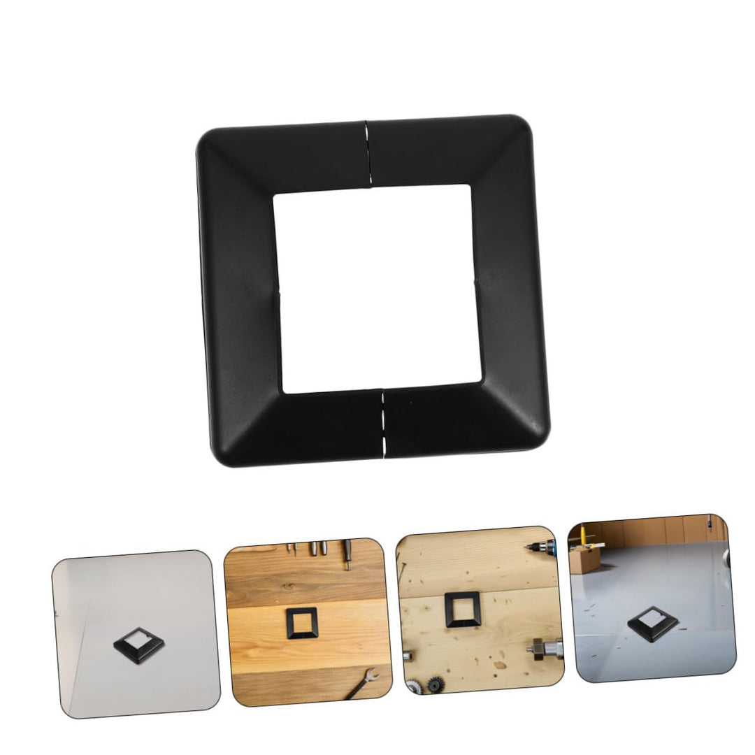 NUOBESTY 6stücke Pfostenfussabdeckung Geteiltem Design Für Terrassengeländer Und Verandasäulen Uv-be