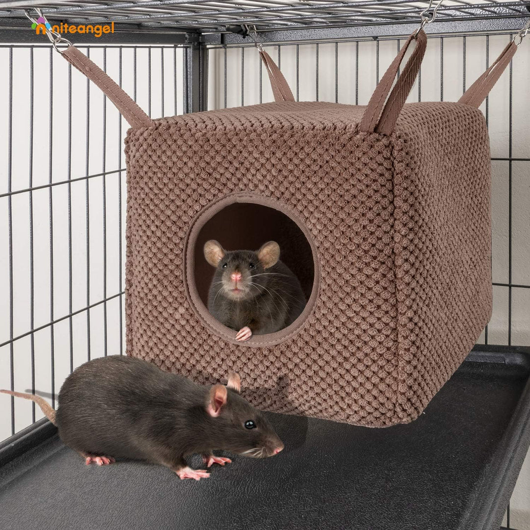 Niteangel Hängematte für Frettchen, Ratten, Chinchillas, Zuckergleiter oder andere kleine Tiere (Sch