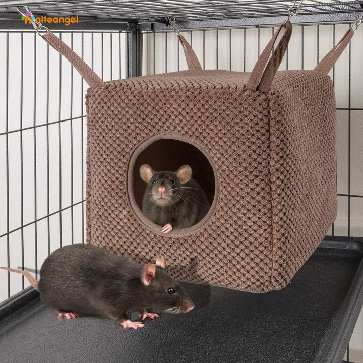 Niteangel Hängematte für Frettchen, Ratten, Chinchillas, Zuckergleiter oder andere kleine Tiere (Sch