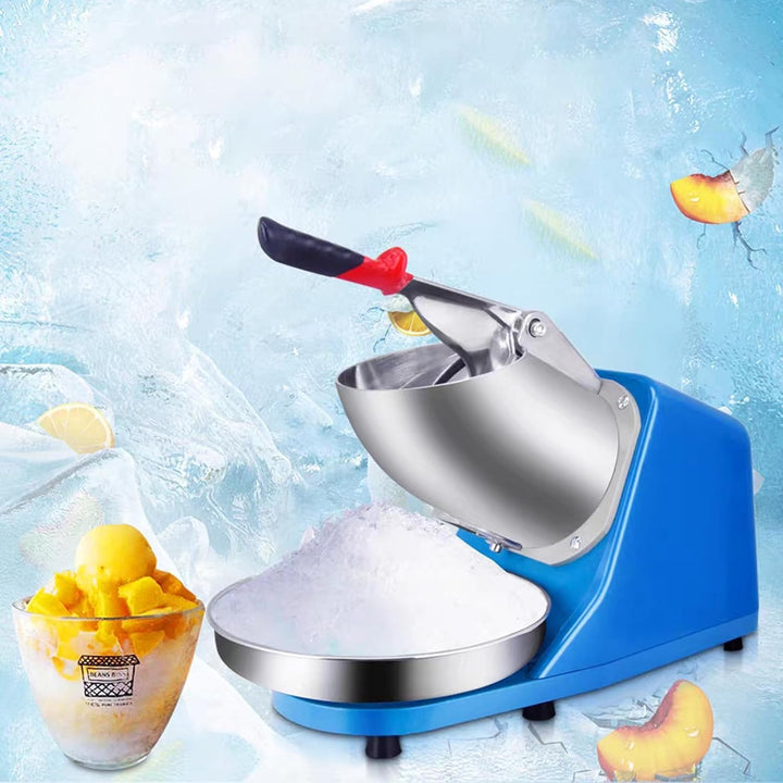 Elektrischer Eisrasierer Maschine,380W Eiszerkleinerer 65kg/h,Elektrisch Ice Crusher für Restaurants