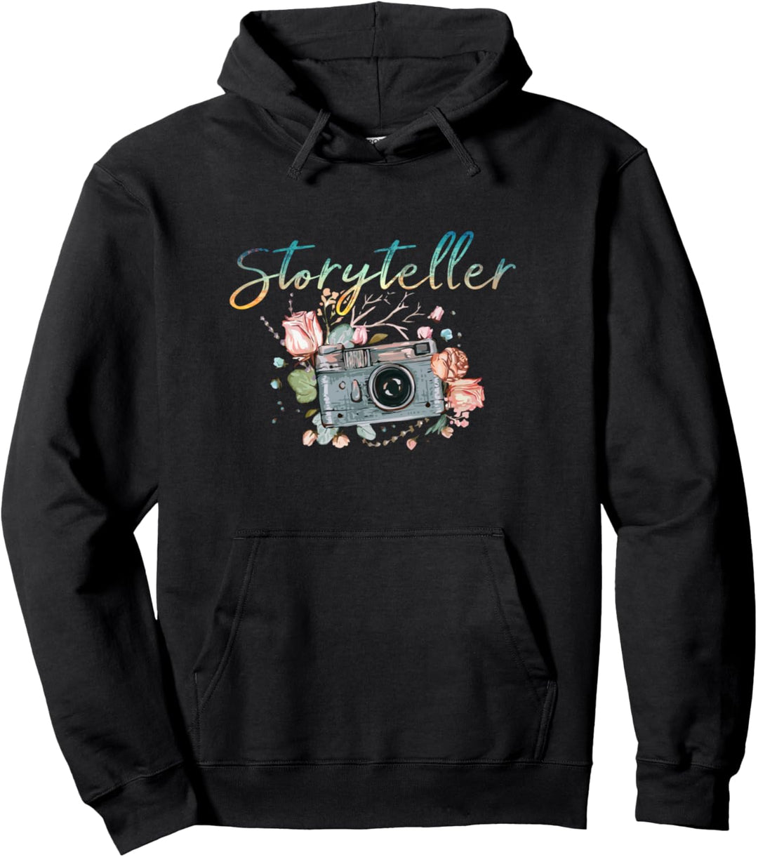 Storyteller Camera Photography Photographer Cameraman Gift Pullover Hoodie